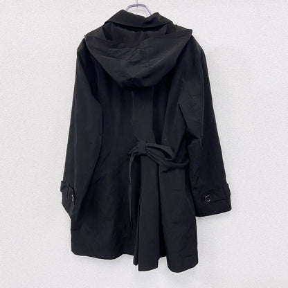 LONDON FOG　ロンドンフォグ　トレンチコート　フーディー　黒　ブラック　XXLサイズ