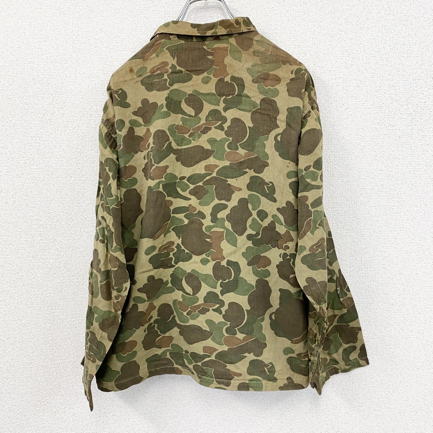 ～70s　FRED BEAR　ハンティングシャツジャケット　迷彩　カモフラージュ　ヴィンテージ　総柄　マルチカラー
