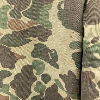 ～70s　FRED BEAR　ハンティングシャツジャケット　迷彩　カモフラージュ　ヴィンテージ　総柄　マルチカラー