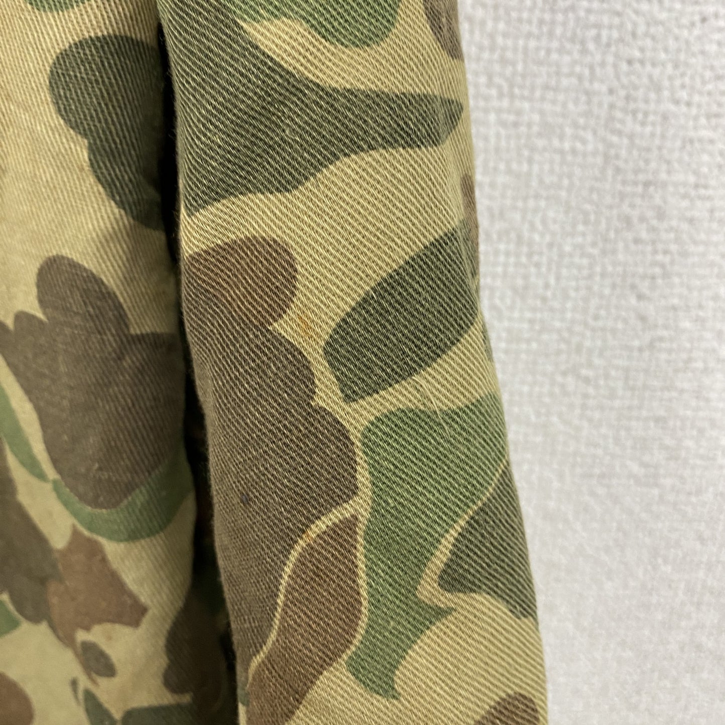 ～70s　FRED BEAR　ハンティングシャツジャケット　迷彩　カモフラージュ　ヴィンテージ　総柄　マルチカラー