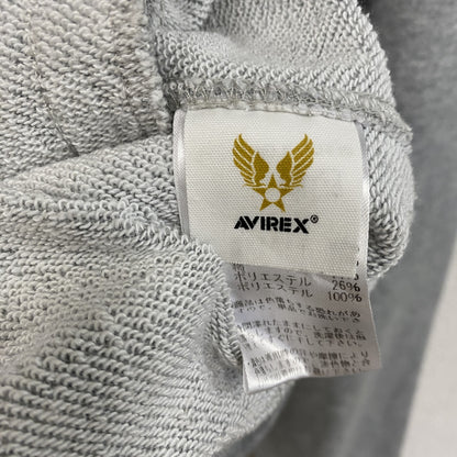 AVIREX　アヴィレックス　スウェットパーカー/フーディー　ミリタリー　USAF　アメリカ海軍　グレー　Lサイズ