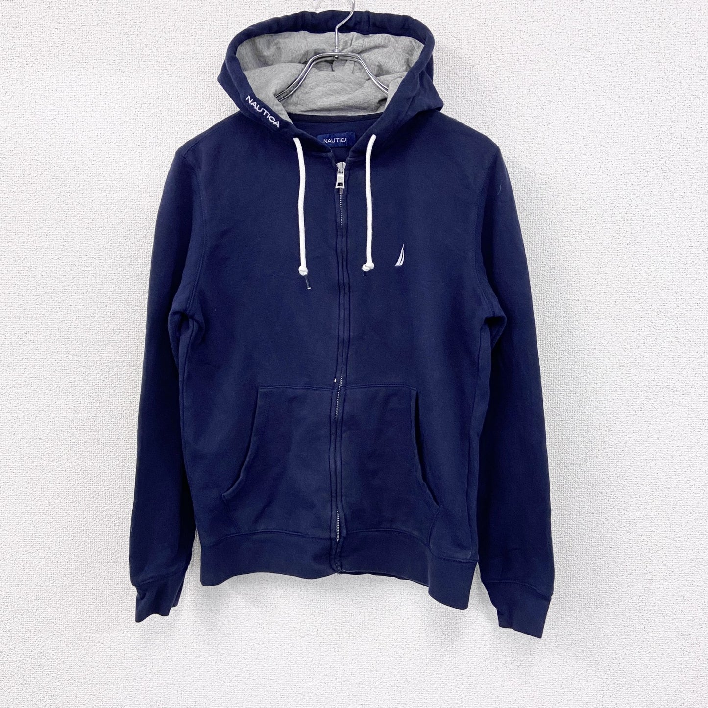 NAUTICA　ノーティカ　フルジップスウェットパーカー/フーディー　紺　ネイビー　XSサイズ