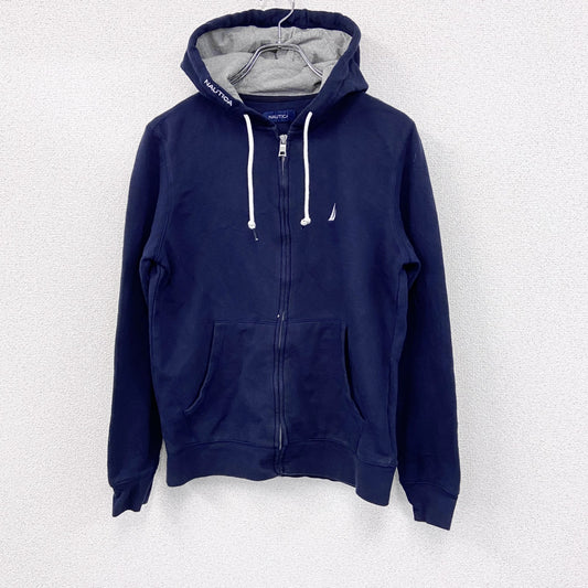 NAUTICA　ノーティカ　フルジップスウェットパーカー/フーディー　紺　ネイビー　XSサイズ