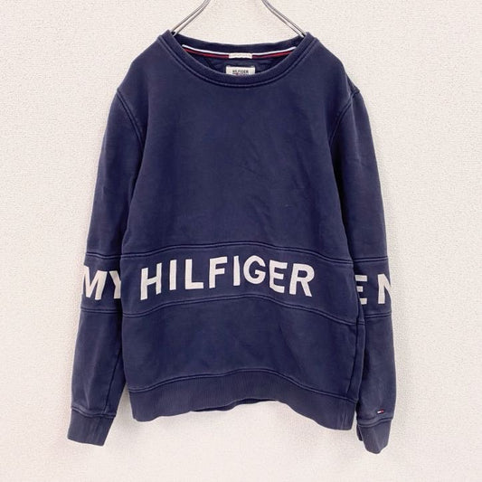 HILFIGER DENIM　ヒルフィガーデニム　トミーヒルフィガー　スウェット/トレーナー　紺　ネイビー　Lサイズ