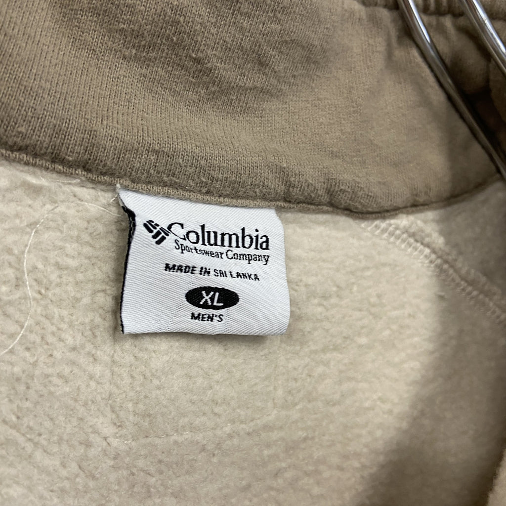 Columbia　コロンビア　ハーフジッププルオーバースウェット/トレーナー　クリーム色　XLサイズ