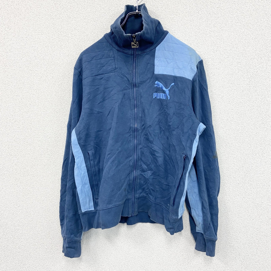 PUMA　プーマ　スウェットフルジップパーカー　青　ブルー　Mサイズ