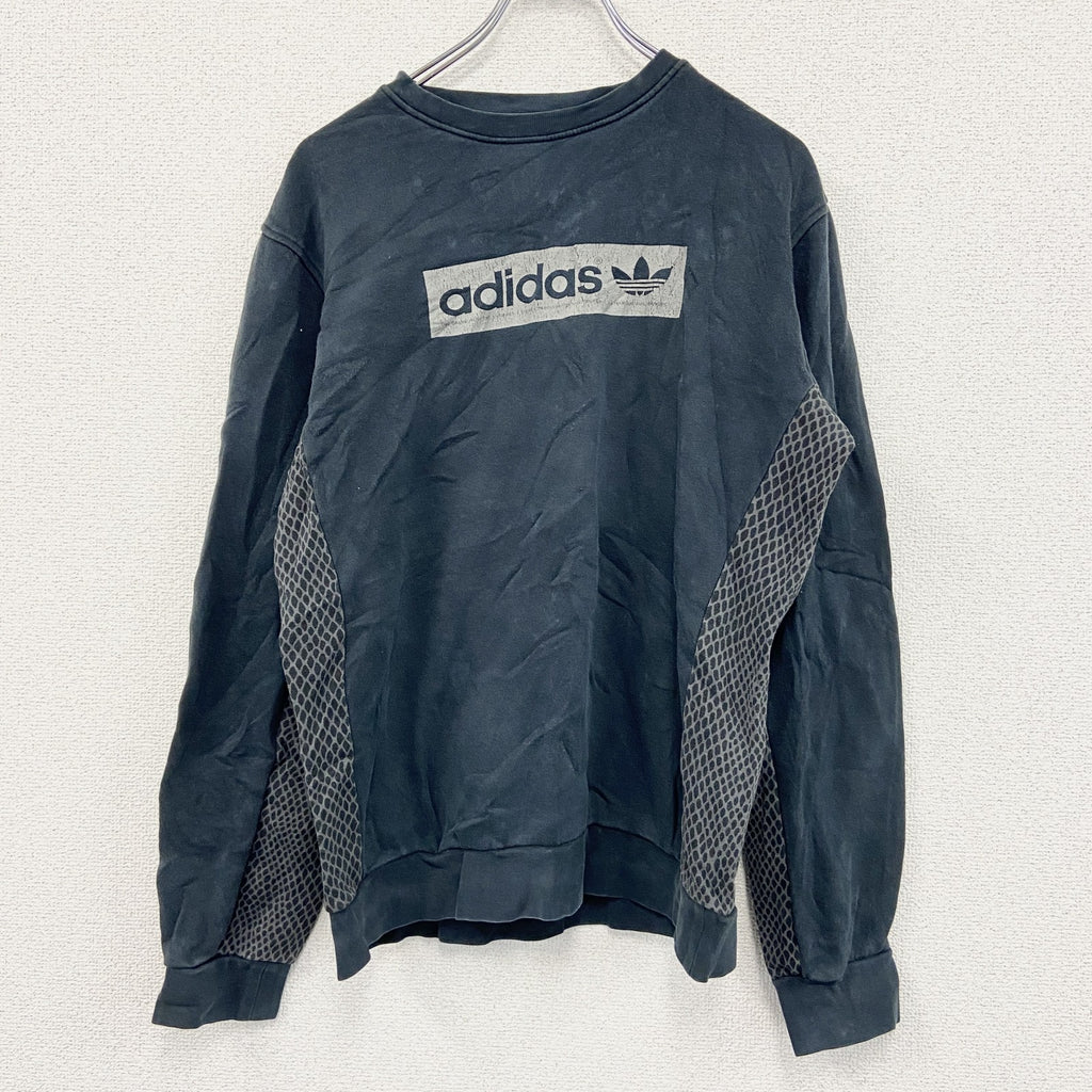 adidas　アディダス　スウェット/トレーナー　黒　ブラック　Sサイズ