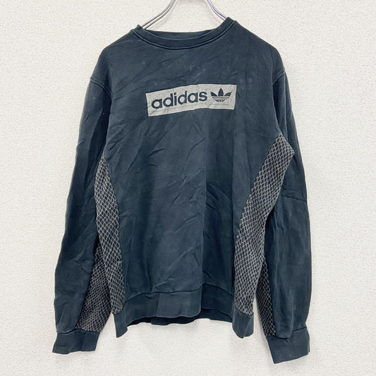 adidas　アディダス　スウェット/トレーナー　黒　ブラック　Sサイズ
