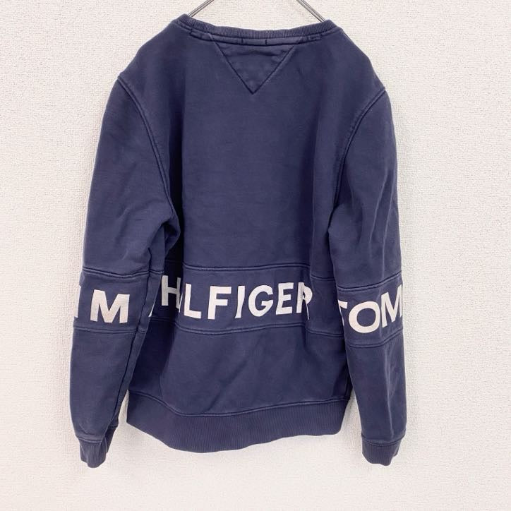 HILFIGER DENIM　ヒルフィガーデニム　トミーヒルフィガー　スウェット/トレーナー　紺　ネイビー　Lサイズ