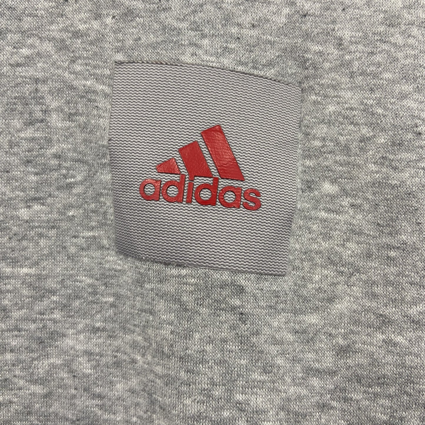 adidas　アディダス　スウェットパーカー/フーディー　パフォーマンスロゴ　灰色　グレー　Lサイズ