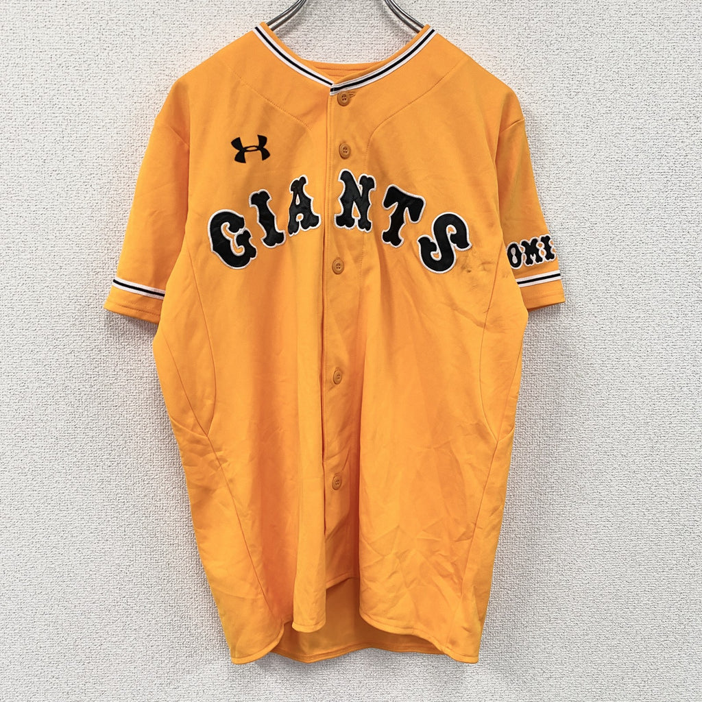 UNDER ARMOUR　アンダーアーマー　読売ジャイアンツ　GIANTS　ユニフォーム　オレンジ　SMサイズ