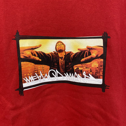 Printstar　Method Man　メソッドマン　半袖Tシャツ　ラップT　赤　レッド　Lサイズ