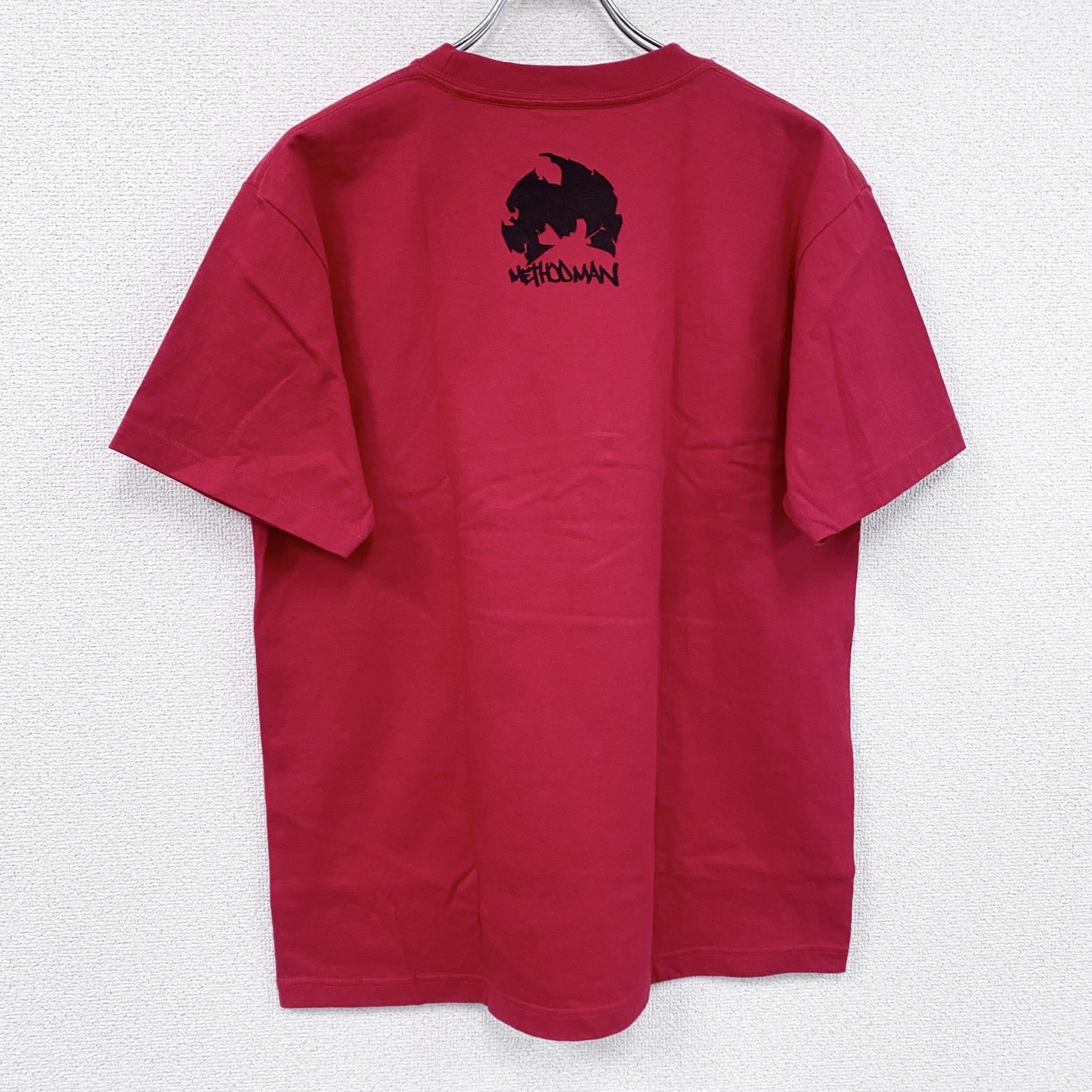 Printstar　Method Man　メソッドマン　半袖Tシャツ　ラップT　赤　レッド　Lサイズ