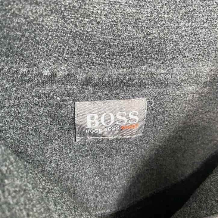 HUGO BOSS SPORT　ヒューゴボススポーツ　フルジップスウェットジャケット　灰色　グレー