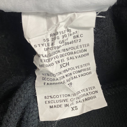 Champion　チャンピオン　リバースウィーブ　スウェットパンツ　ヘビーウエイト　刺繍ロゴ　現行　黒　ブラック　XSサイズ