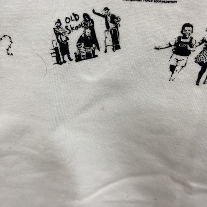 Unitedathle　BANKSY　バンクシー　半袖Tシャツ　アートT　白　ホワイト　Lサイズ