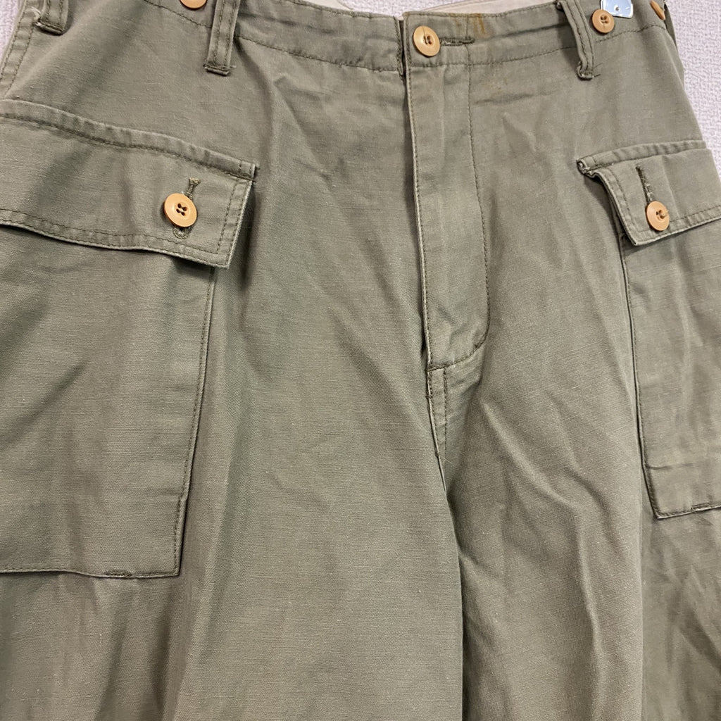 TONGS　トングス　U.S.ARMY　ミリタリーモンキーパンツ　ジップフライ　カーキグリーン