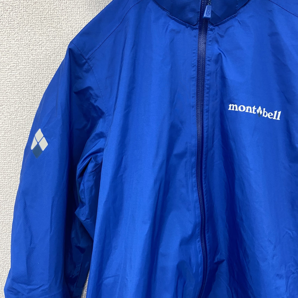 mont-bell　モンベル　ドライテックサイクルレインジャケット　青　ブルー　Sサイズ