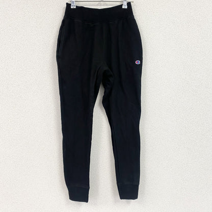 Champion　チャンピオン　リバースウィーブ　スウェットパンツ　イージーパンツ　ヘビーウエイト　ワンポイント刺繍ロゴ　現行　黒　ブラック　Sサイズ