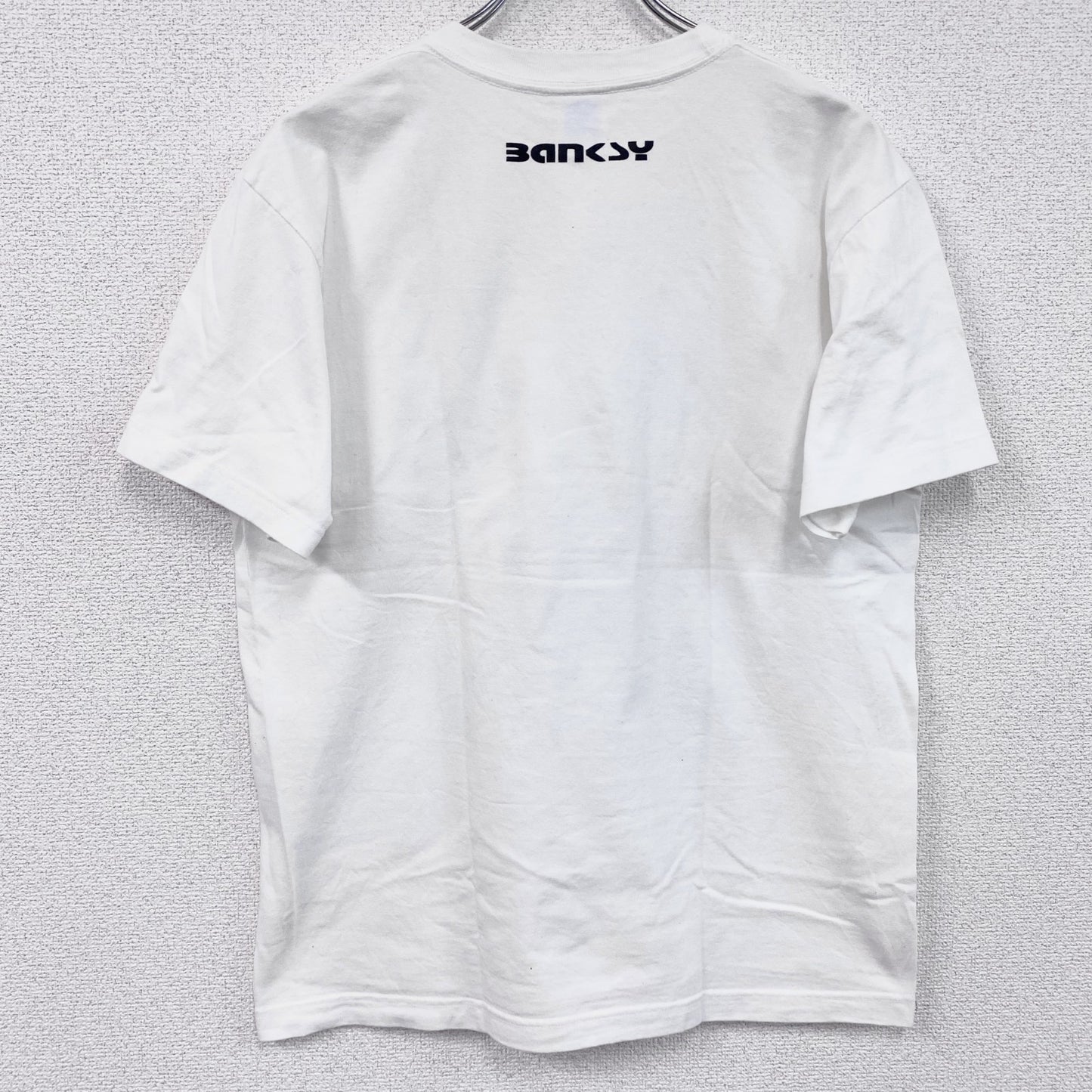Unitedathle　BANKSY　バンクシー　半袖Tシャツ　アートT　白　ホワイト　Lサイズ