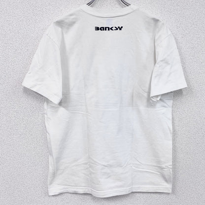Unitedathle　BANKSY　バンクシー　半袖Tシャツ　アートT　白　ホワイト　Lサイズ