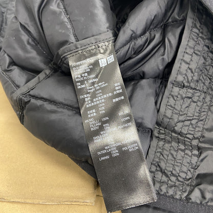 UNIQLO　ユニクロ　ウルトラライトダウンジャケット　ダウン90%　黒　ブラック　Sサイズ
