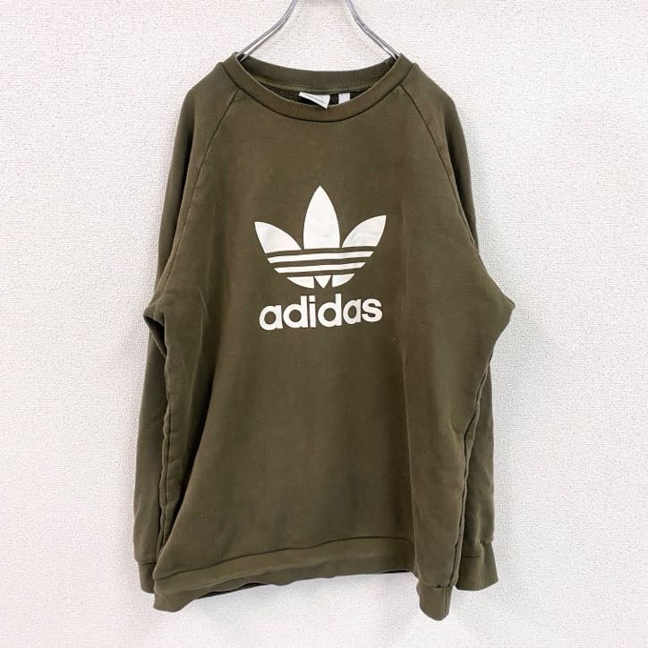 adidas　アディダス　スウェット/トレーナー　カーキ　4XOサイズ