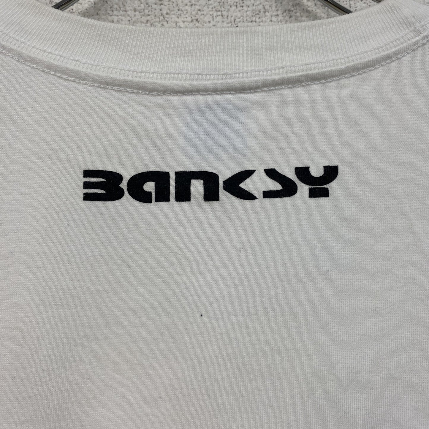Unitedathle　BANKSY　バンクシー　半袖Tシャツ　アートT　白　ホワイト　Lサイズ