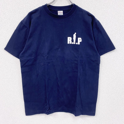 Prinstar　 Big L　ビッグL　Big L RIP　半袖Tシャツ　ラップT　紺　ネイビー　Lサイズ