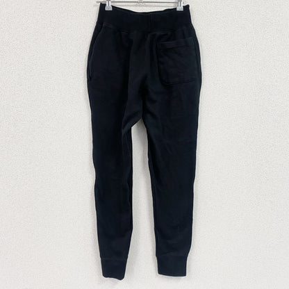 Champion　チャンピオン　リバースウィーブ　スウェットパンツ　イージーパンツ　ヘビーウエイト　ワンポイント刺繍ロゴ　現行　黒　ブラック　Sサイズ