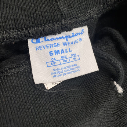 Champion　チャンピオン　リバースウィーブ　スウェットパンツ　イージーパンツ　ヘビーウエイト　ワンポイント刺繍ロゴ　現行　黒　ブラック　Sサイズ