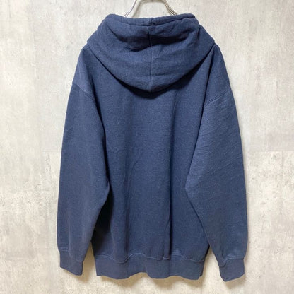 古着 used　WASHINTON DC　ワシントン　長袖スウェットパーカー　ロゴプリント　1790　ネイビー　Mサイズ