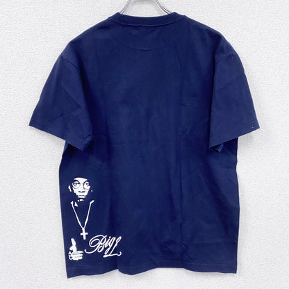 Prinstar　 Big L　ビッグL　Big L RIP　半袖Tシャツ　ラップT　紺　ネイビー　Lサイズ