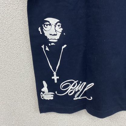 Prinstar　 Big L　ビッグL　Big L RIP　半袖Tシャツ　ラップT　紺　ネイビー　Lサイズ