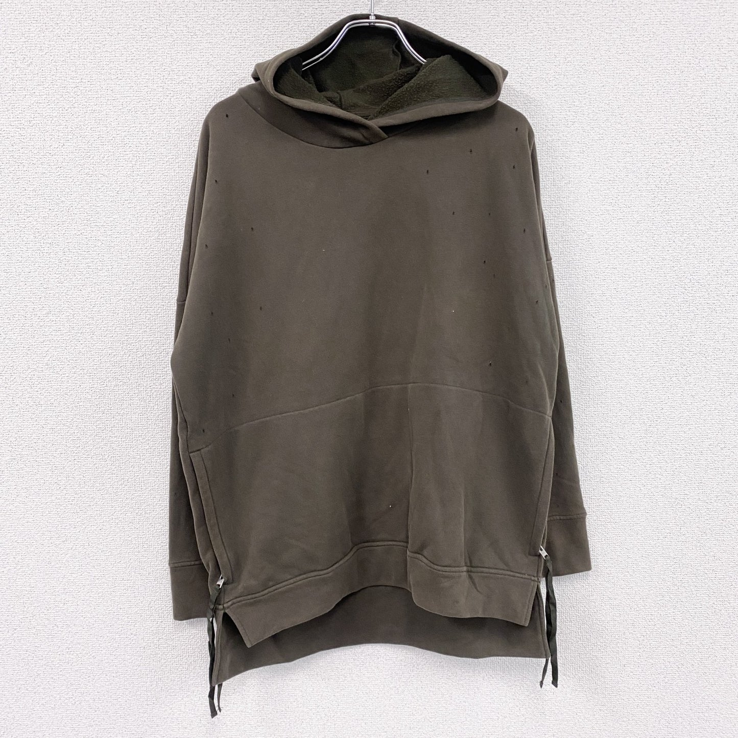 STAMPD　スタンプド　Draped Hoodie　スウェットパーカー/フーディー　カーキ