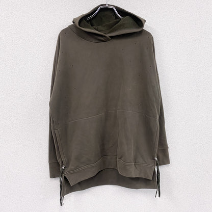 STAMPD　スタンプド　Draped Hoodie　スウェットパーカー/フーディー　カーキ