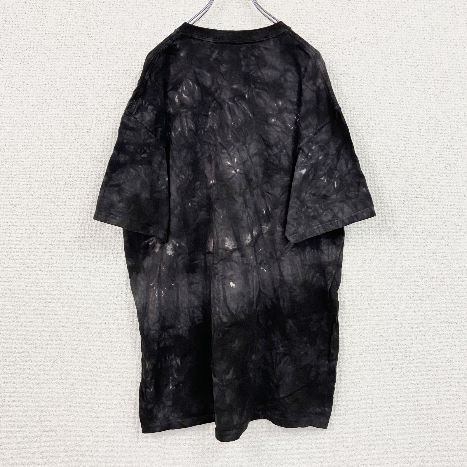 THE MOUNTAIN　ザマウンテン　半袖プリントTシャツ　アニマルT　タイダイ　黒　ブラック　2XL