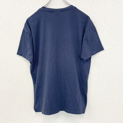 古着 used　FOX ORIGINALS　半袖プリントTシャツ　クルーネック　ドイツ　ベルリン　クルーネック　青　Mサイズ