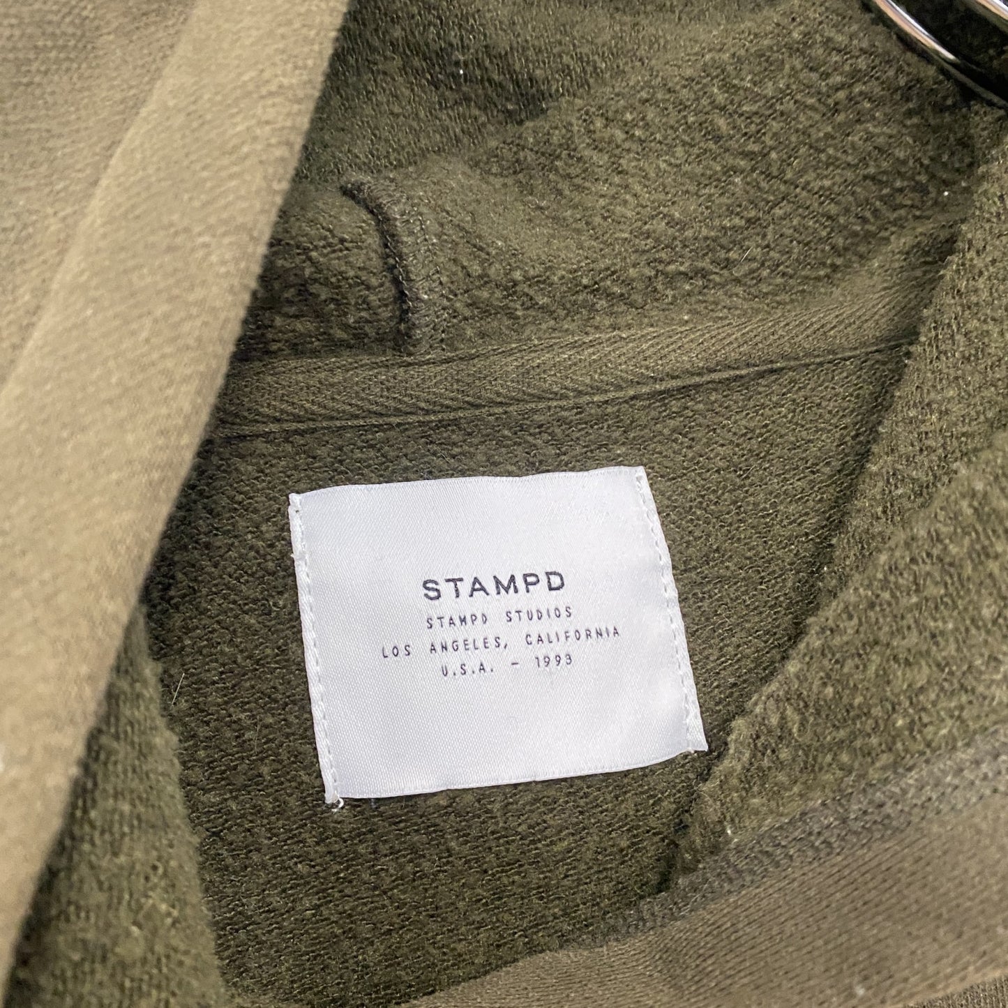 STAMPD　スタンプド　Draped Hoodie　スウェットパーカー/フーディー　カーキ