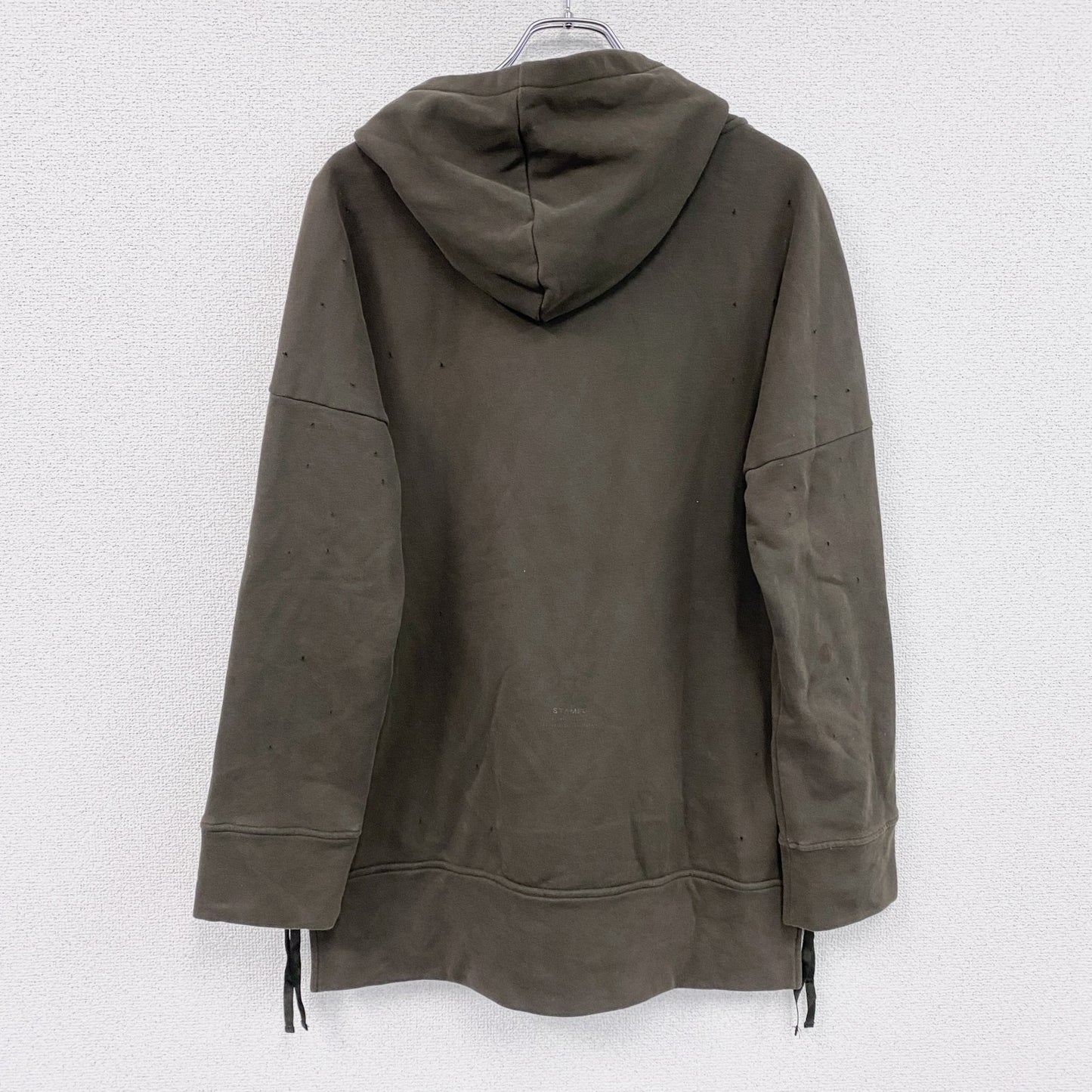 STAMPD　スタンプド　Draped Hoodie　スウェットパーカー/フーディー　カーキ
