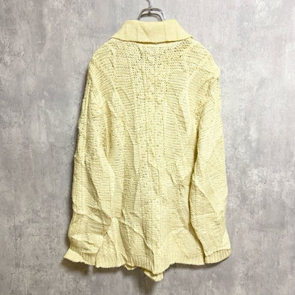 古着 used　70s　PENDLETON　ペンドルトン　長袖ニットカーディガン　セーター　USA製　白　ホワイト　Mサイズ