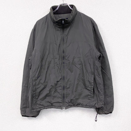00s　OLD UNIQLO　オールドユニクロ　ナイロンジャケット　中綿入り　ヴィンテージ　ダークグレー　Lサイズ