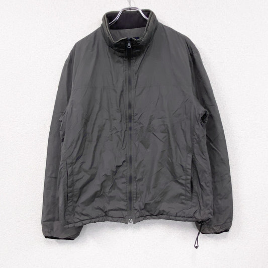 00s　OLD UNIQLO　オールドユニクロ　ナイロンジャケット　中綿入り　ヴィンテージ　ダークグレー　Lサイズ