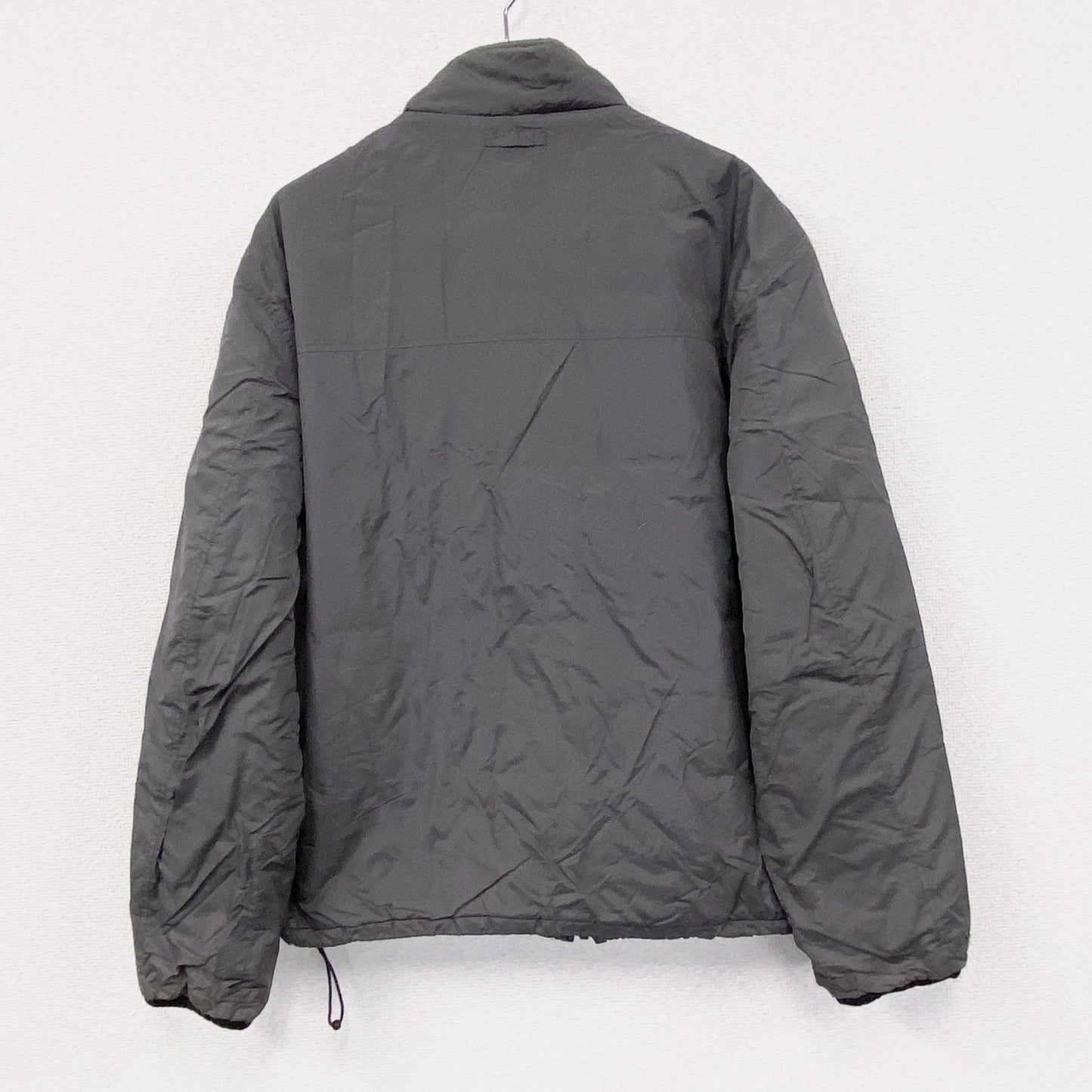 00s　OLD UNIQLO　オールドユニクロ　ナイロンジャケット　中綿入り　ヴィンテージ　ダークグレー　Lサイズ