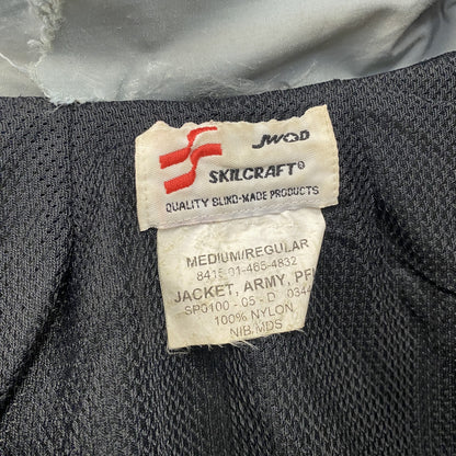米軍　U.S.ARMY　トレーニングジャケット　フルジップジャケット　灰色　グレー　Mサイズ