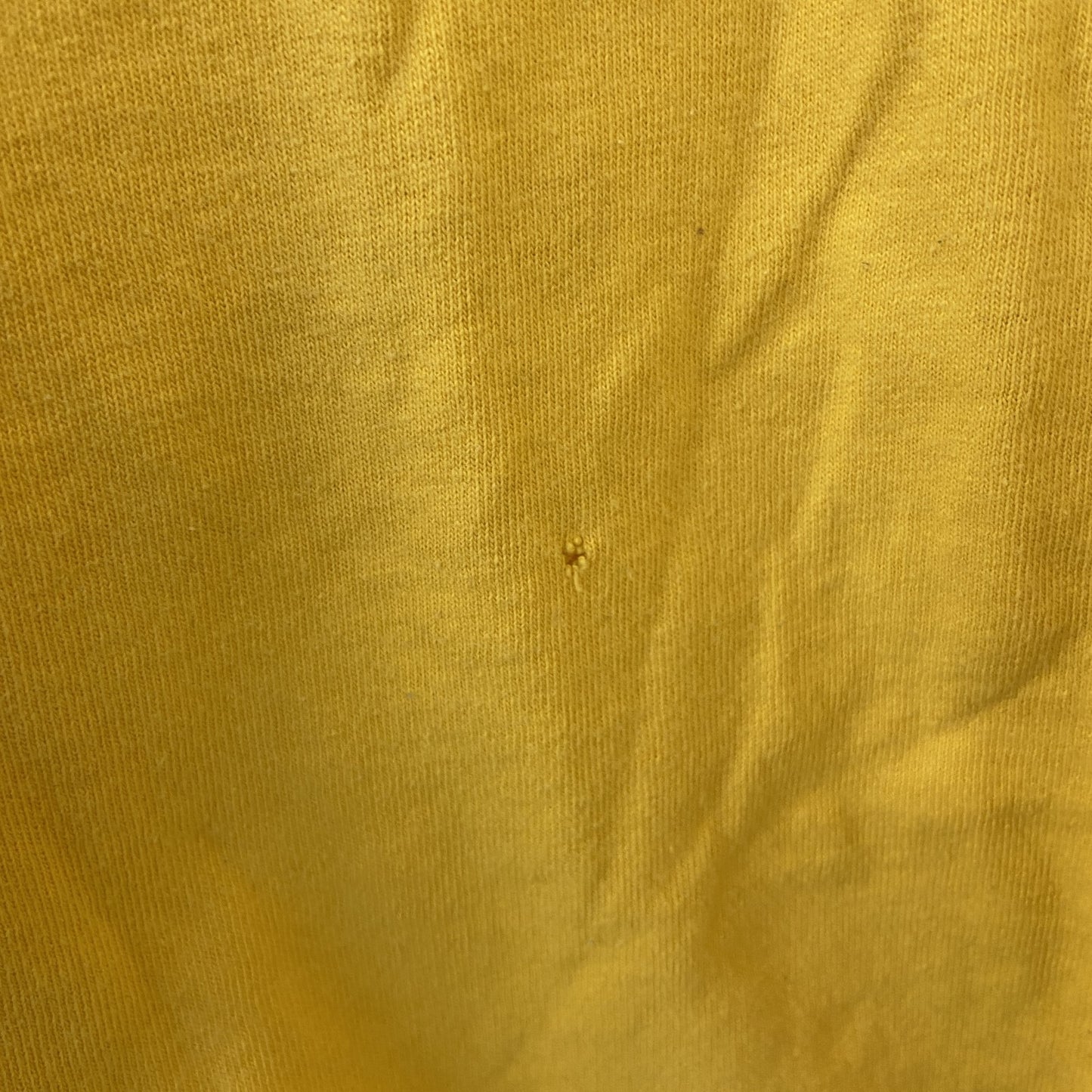 古着 used　YAZBEK　半袖刺デザインTシャツ　ビッグT　Cozumel　メキシコ　クルーネック　黄色　2XLサイズ