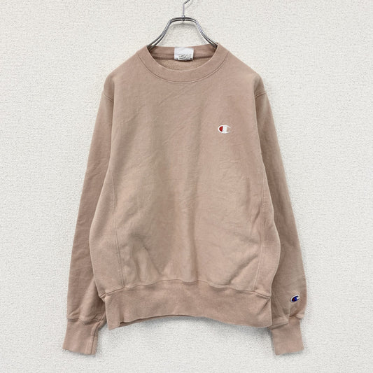 Champion　チャンピオン　リバースウィーブ　スウェット/トレーナー　ヘビーウェイト　現行　刺繍ロゴ　くすみピンク　Sサイズ
