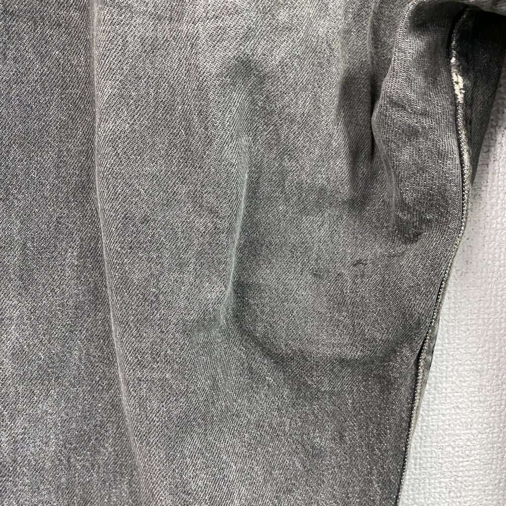 Levi's　リーバイス　ユーロリーバイス　501　ブラックデニムパンツ/ダメージジーンズ　インディゴ　黒　ブラック　W32サイズ