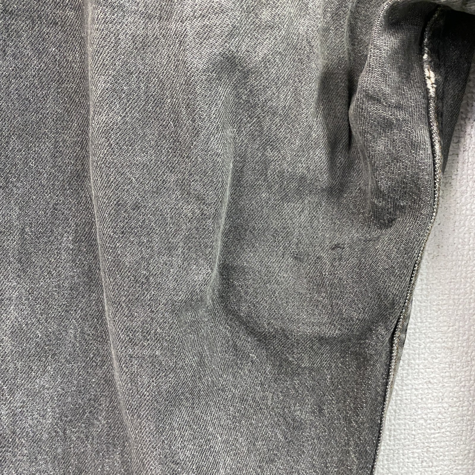 Levi's　リーバイス　ユーロリーバイス　501　ブラックデニムパンツ/ダメージジーンズ　インディゴ　黒　ブラック　W32サイズ