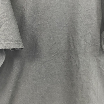 10Fitness　半袖プリント企業Tシャツ　ジムT　デカロゴ　クルーネック　黒　ブラック